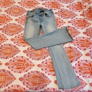 American Eagle light wash bootcut flare jeans